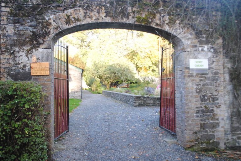 Entrance secret garden at Barretstown
